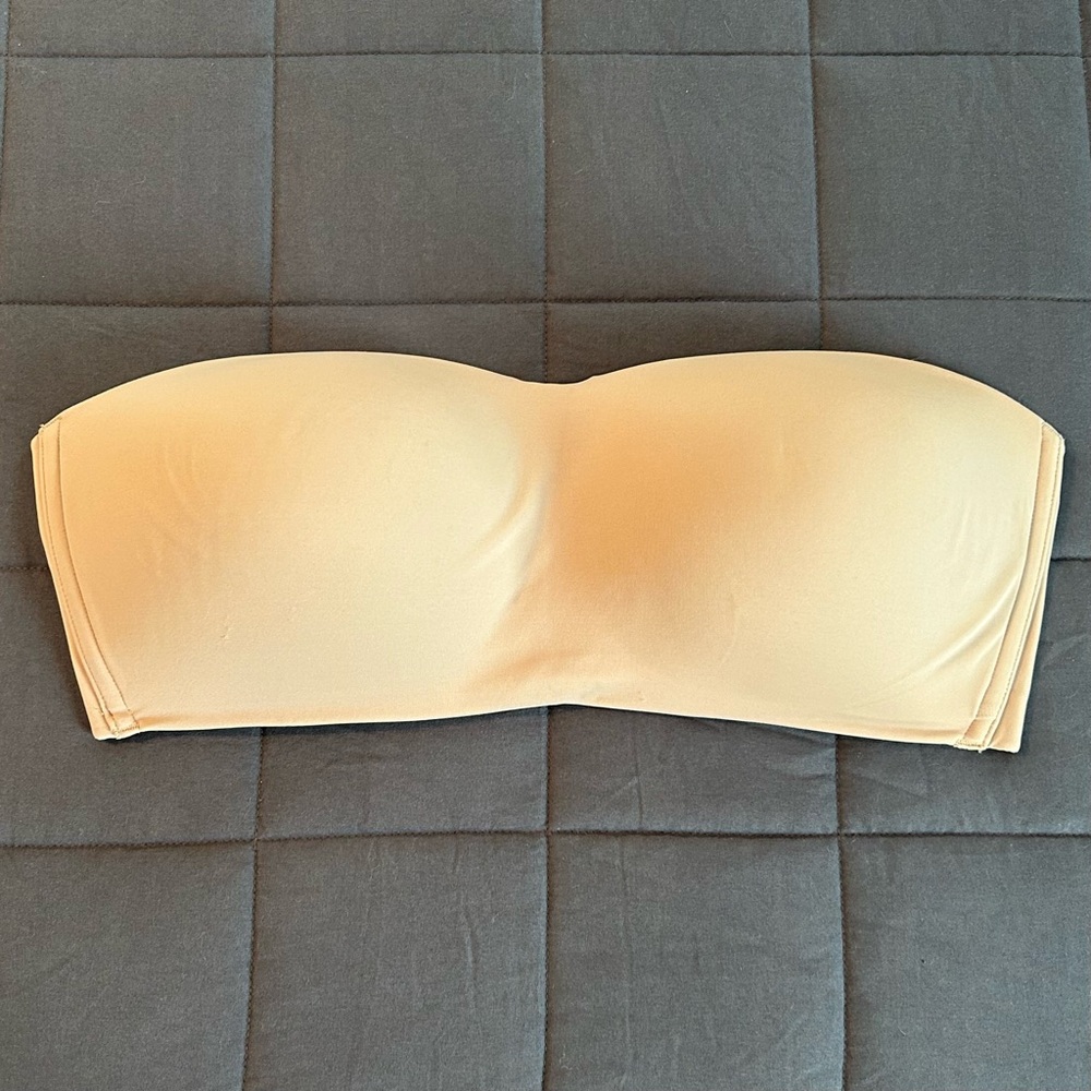 Warner’s Nude Strapless Bandeau Bra Size XL